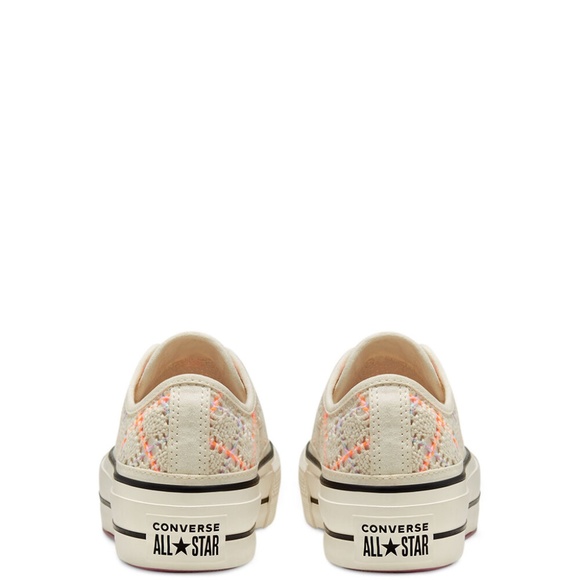 NIB Converse Boho Crochet Platform CTAS Low Top - Picture 6 of 9